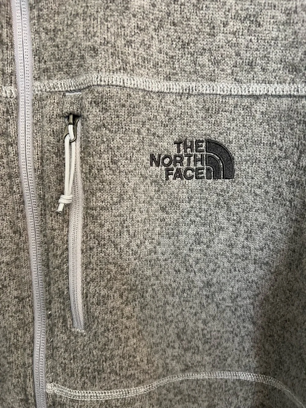 The‎ North Face Men's Gordon Lyons Full Zip Fleece Jacket Heather gray Size L